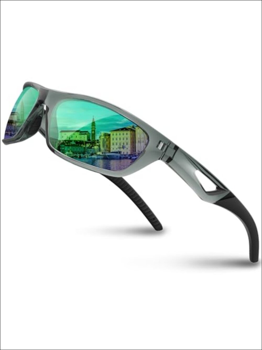 Polarized Sports Sunglasses UV400 Driving Cycling Fishing Wrap Around